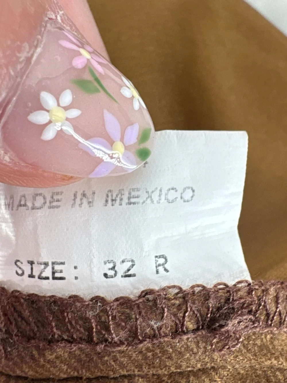 Berle mens medium brown business casual pants size 32 regular